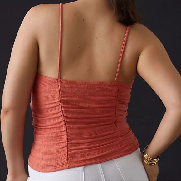 Anthropologie Pilcro Ruched Ribbed Halter - Picture 3 of 7